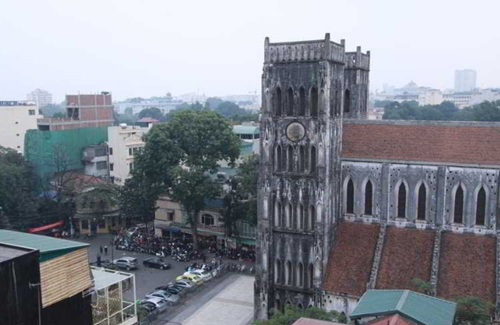 view nhà thờ hà nội view nhà thờ hà nội