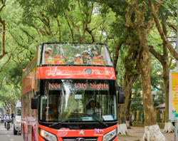 Xe bus 2 tầng Hà Nội mua vé và đón ở đâu?