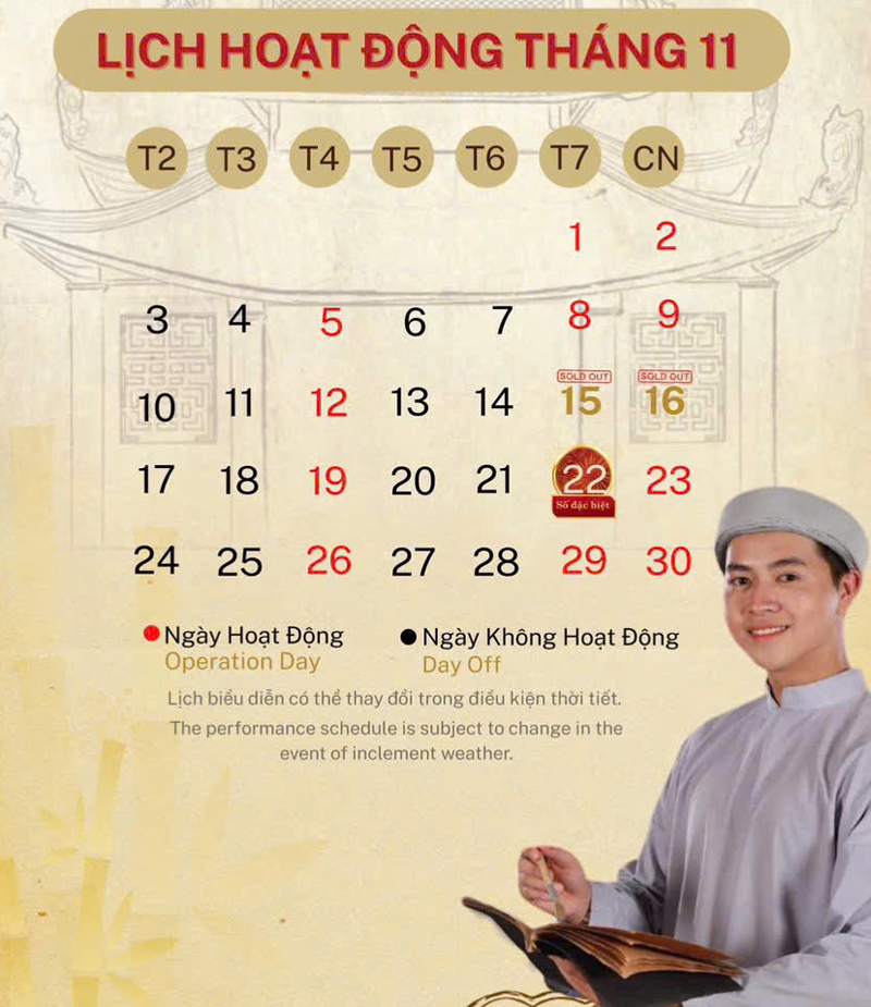 lịch tinh hoa bắc bộ 11/2025 lịch tinh hoa bắc bộ 11/2025